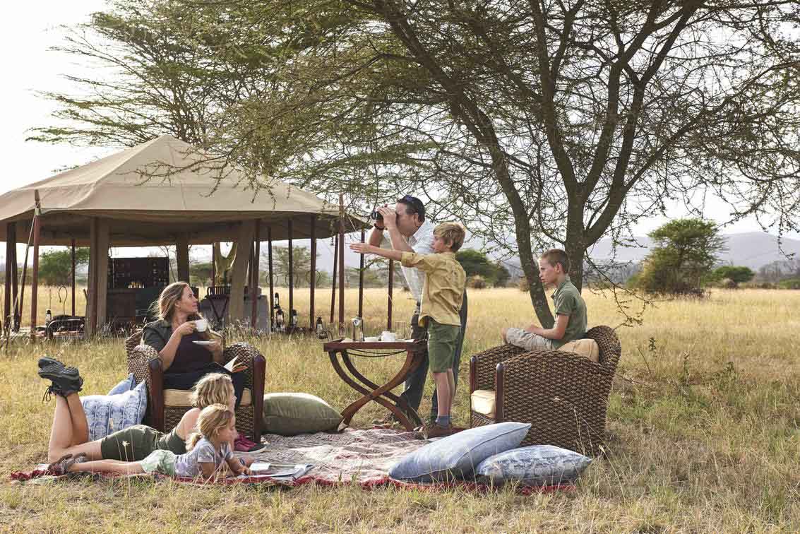 Family Safari In Serengeti